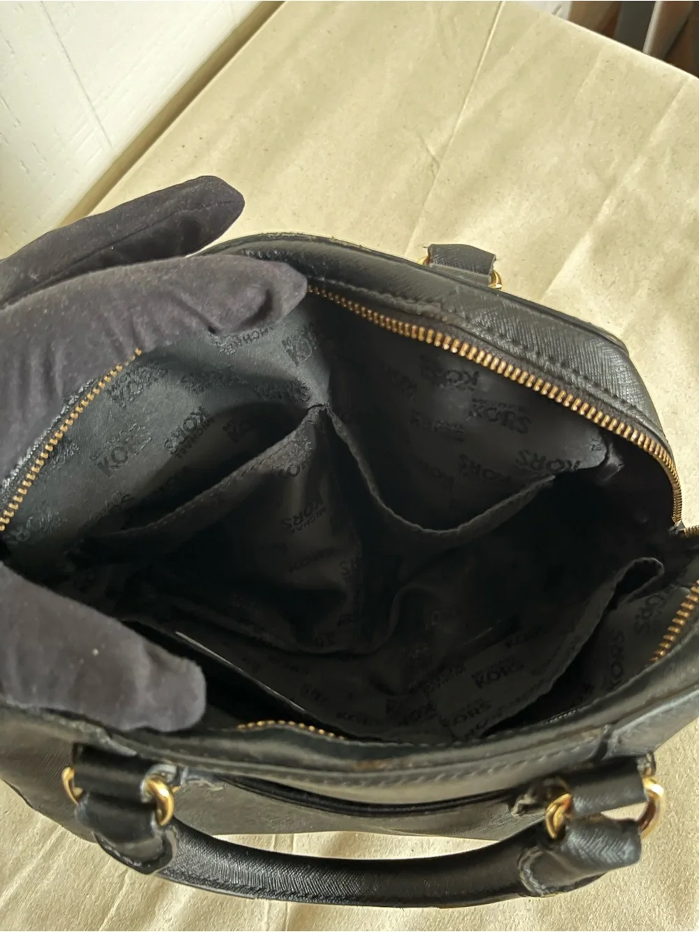 Michael Kors structured dome